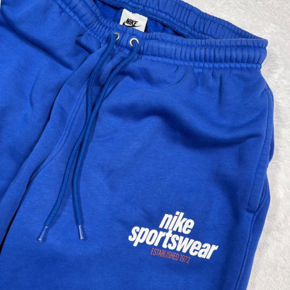 Nike Sportswear Jogger Sweatpants Mens S Blue Club Fleece Gym Running Lounge